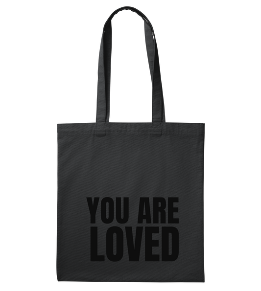 YOU ARE LOVED CANVAS TOTE BAG B/B